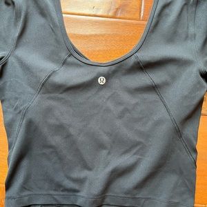 Lululemon Align T-Shirt color black size 6🖤